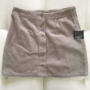 MOVING SALE Forever 21 Button Corduroy Mini Skirt